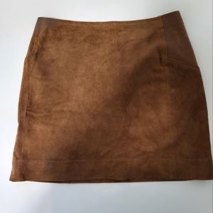 BCBG Suede Skirt